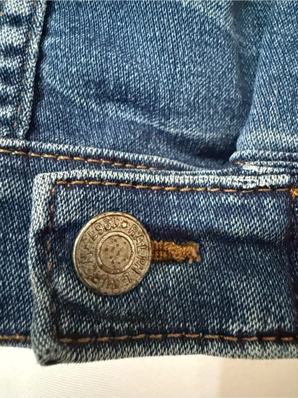 Ralph Lauren Kids Distressed Blue Denim Jacket 3T